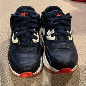 Nike Kids Navy and Red Sneakers
Air max